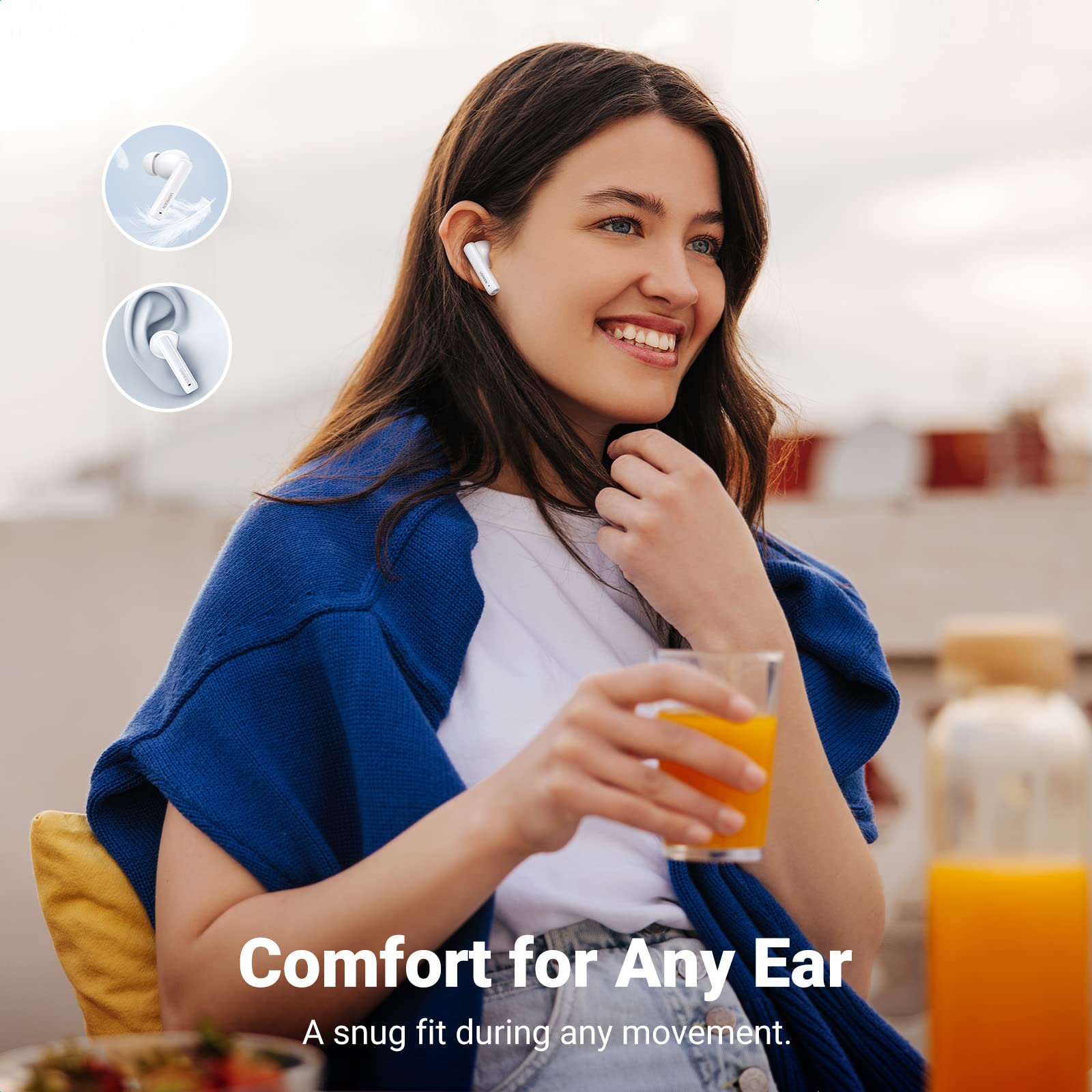 Foto 8 pulgar | Auriculares Inalámbricos Ugreen Hitune T3 Blanco - Venta Internacional