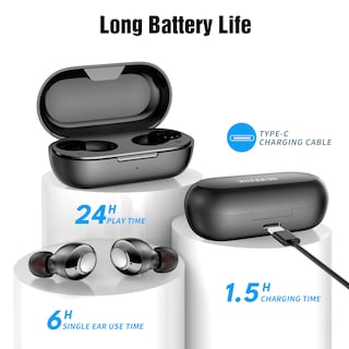 Foto 5 | Auriculares Inalámbricos Supfine V10 Bluetooth 5.2 con Carga Inalámbrica - Venta Internacional