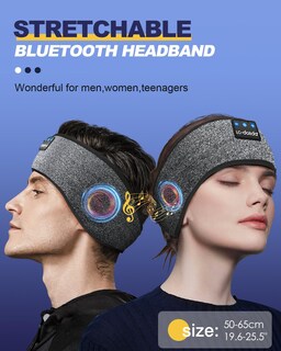 Foto 2 | Auriculares Con Diadema Para Dormir Lc-dolida Bluetooth 5.2 Fashion Grey - Venta Internacional