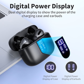 Foto 2 | Auriculares Bluetooth Tagry True Wireless Reproducción de 60 Horas - Venta Internacional