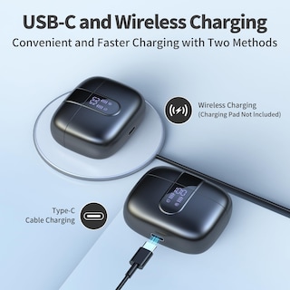Foto 3 | Auriculares Bluetooth Tagry True Wireless Reproducción de 60 Horas - Venta Internacional