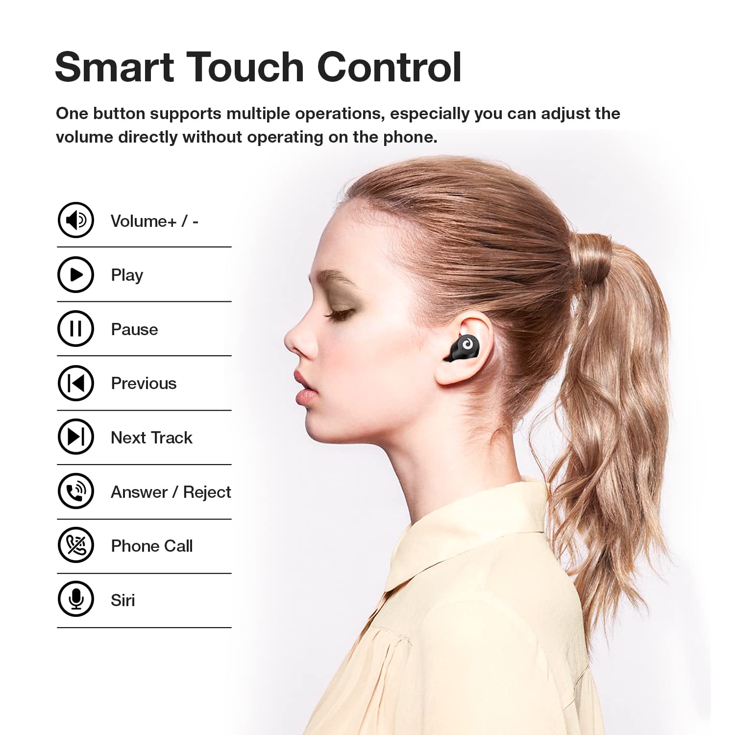 Foto 5 | Auriculares Inalámbricos Hikapa con Bluetooth 5.3 - Venta Internacional
