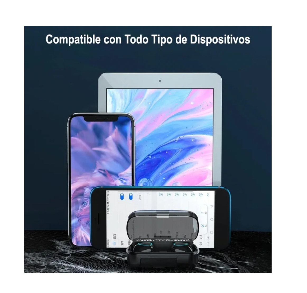 Foto 5 pulgar | Auriculares Intraurales Inalámbricos Bluetooth M10 A Prueba de Agua - Venta Internacional