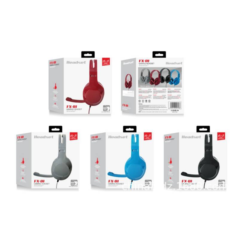 Foto 3 pulgar | Auriculares Gamer Fx 01 Negros con Controlador de 50 mm - Venta Internacional