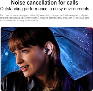 Foto 3 | Auriculares Xiaomi Redmi Buds 4 Active Bluetooth 5.3 con Cancelación de Ruido y Función Táctil