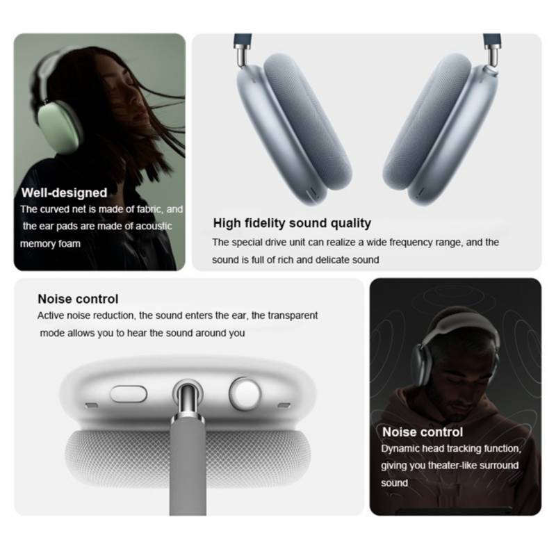 Foto 3 pulgar | Auriculares Inalámbricos Bluetooth P9 Plus con Cancelación de Ruido Rojo - Venta Internacional