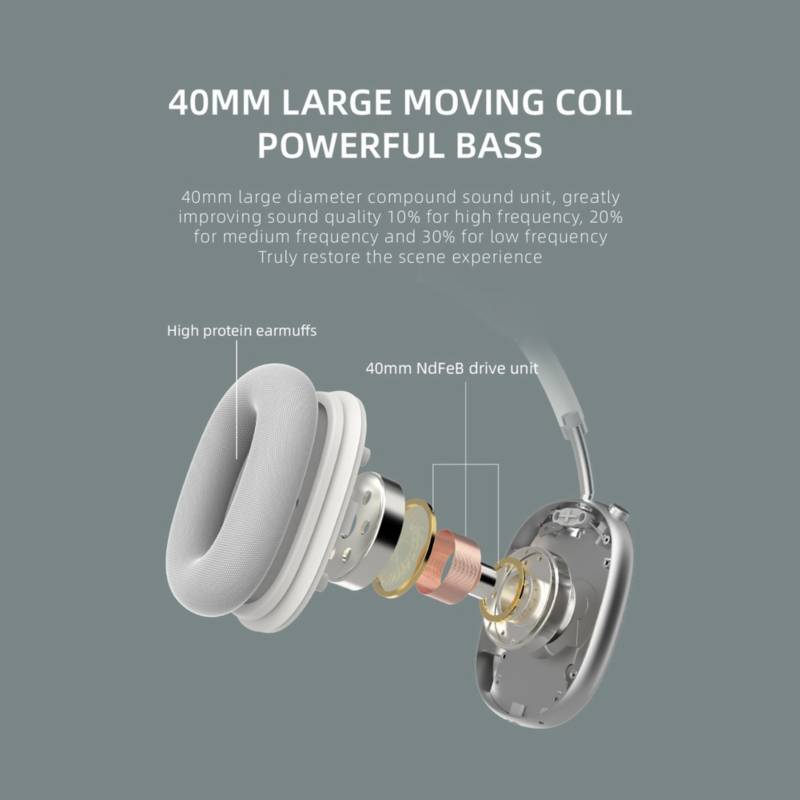 Foto 3 | Auriculares Inalámbricos Bluetooth P9 Plus con Cancelación de Ruido Rojo - Venta Internacional