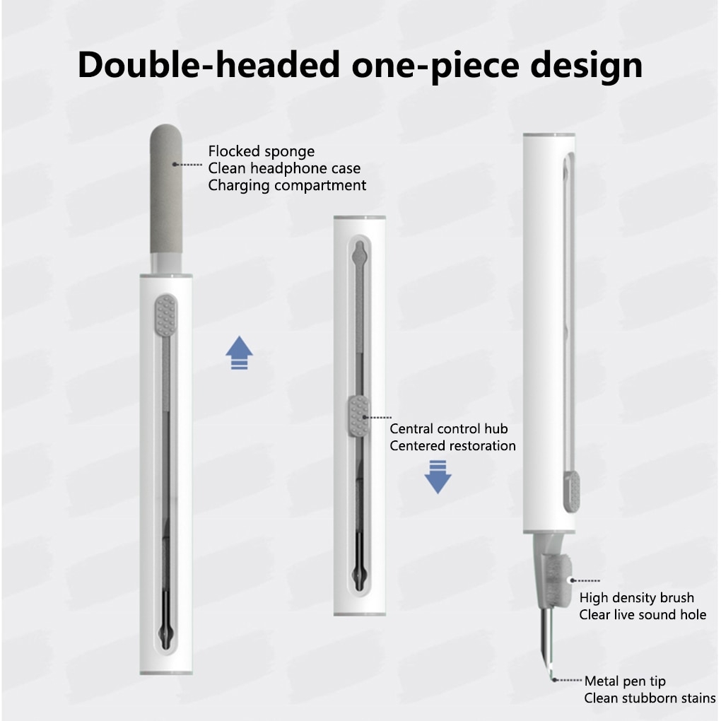 Foto 3 | Kit de limpieza 3 en 1 para Airpods Pro - Diseño compacto y multifuncional