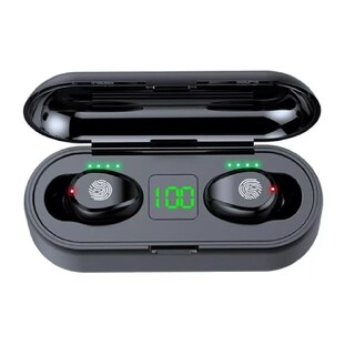 Foto 2 | Auriculares Inalámbricos Lenovo F9 Bluetooth 5.0 TWS Negros