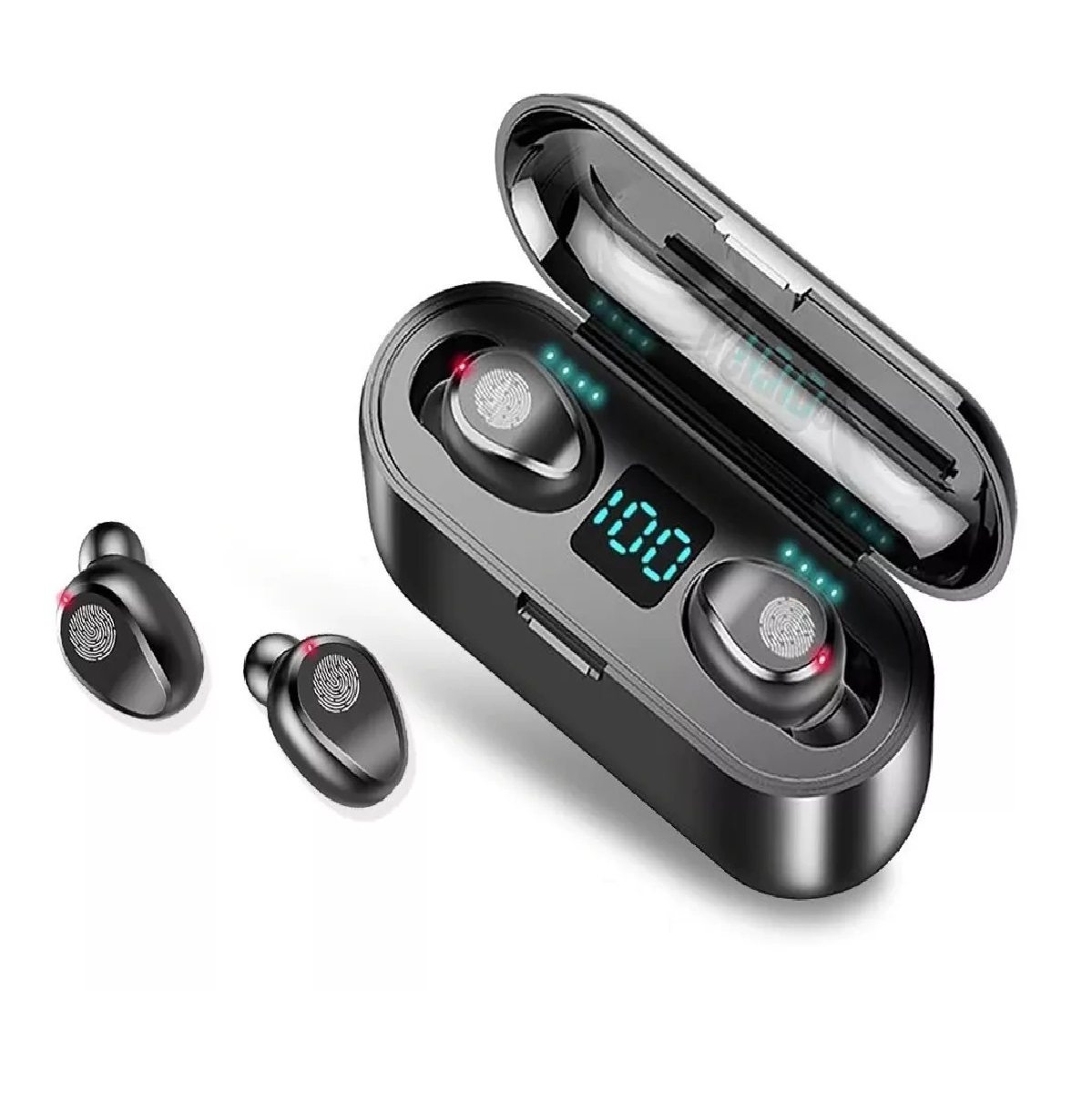 Foto 4 pulgar | Auriculares Inalámbricos Lenovo F9 Bluetooth 5.0 TWS Negros