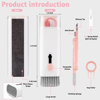 Foto 5 | Kit de Limpieza 7 en 1 para PC/Auriculares y Teléfono Celular - Venta Internacional