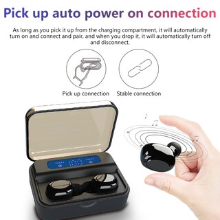 Foto 4 | Funda de Carga para Auriculares Inalámbricos Bluetooth Ipx7 A Prueba de Agua - Venta Internacional