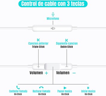Foto 2 | Auriculares Intraurales Lightning con Cable para iPhone - Venta Internacional