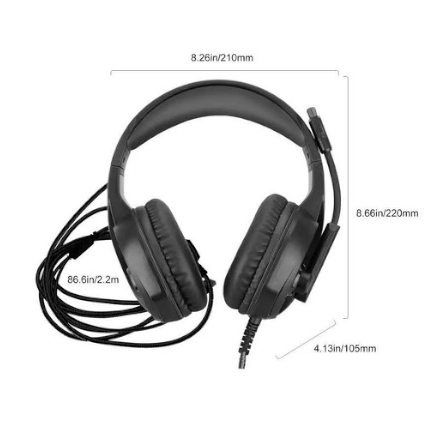 Foto 3 pulgar | Auriculares para Jugadores con Sonido Estéreo con Luz RGB - Venta Internacional