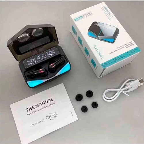 Foto 5 pulgar | Auriculares Auriculares M28 Negros Impermeables Ipx-5 - Venta Internacional