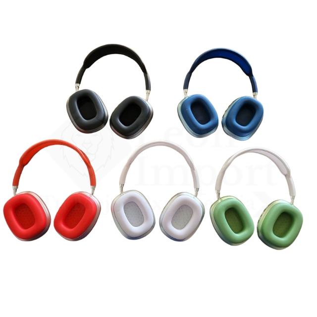 Foto 6 pulgar | Auriculares Bluetooth P9 Plus con Cancelación de Ruido Rojos - Venta Internacional