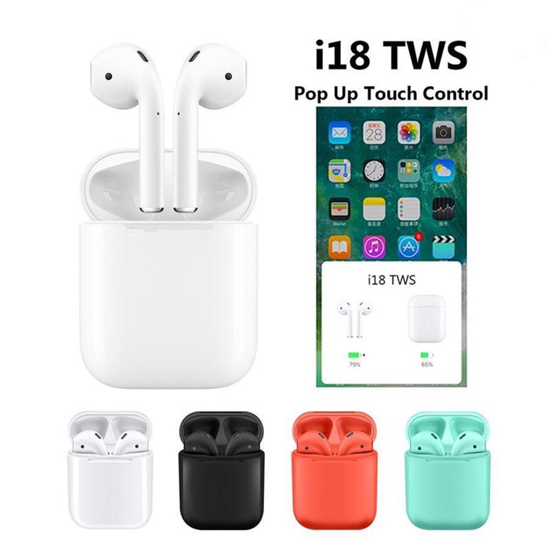 Foto 4 pulgar | Auriculares Inalámbricos Bluetooth I18 Tws In-Ear con Carga - Venta Internacional