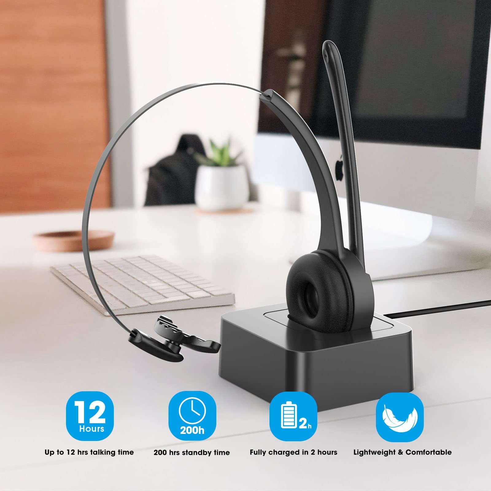 Foto 8 pulgar | Auriculares Bluetooth Caymuller con Micrófono Inalámbrico En La Oreja - Venta Internacional