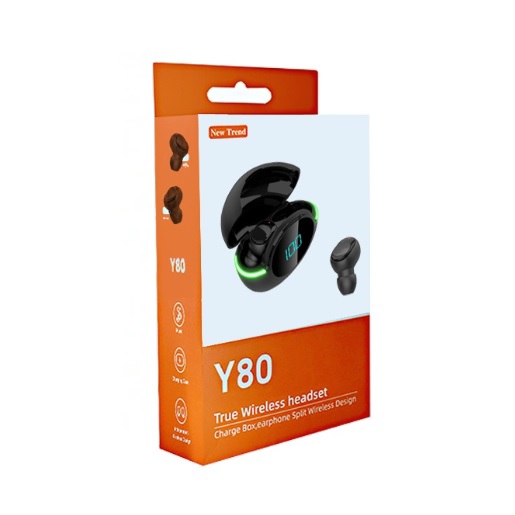 Foto 4 pulgar | Auriculares Inalámbricos Y80 Bluetooth 5.1 Estéreo HD Ipx4 Waterpr - Venta Internacional
