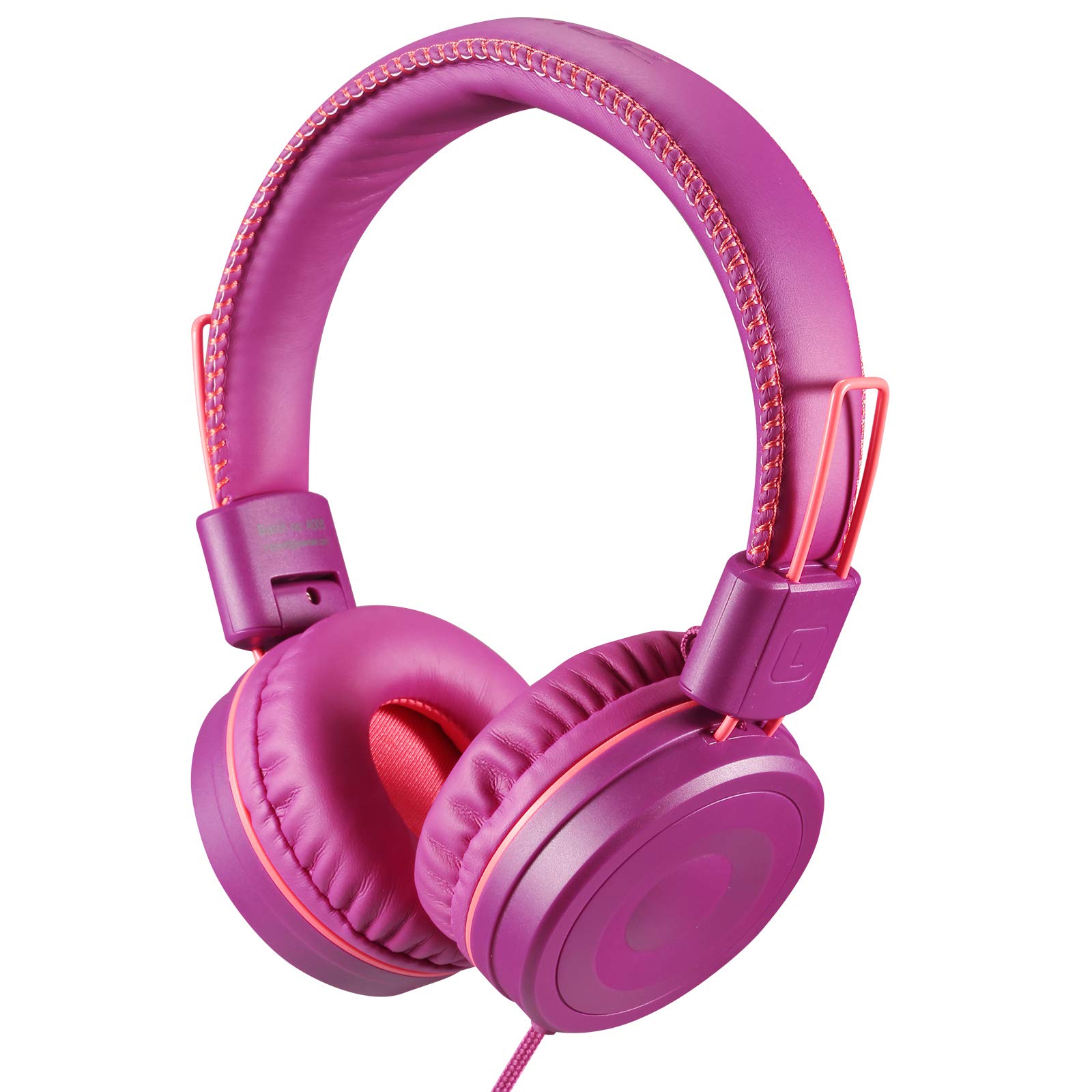 Foto 1 | Auriculares Powmee M1 Plegables Ajustables y Estéreo en color Morado para Niños