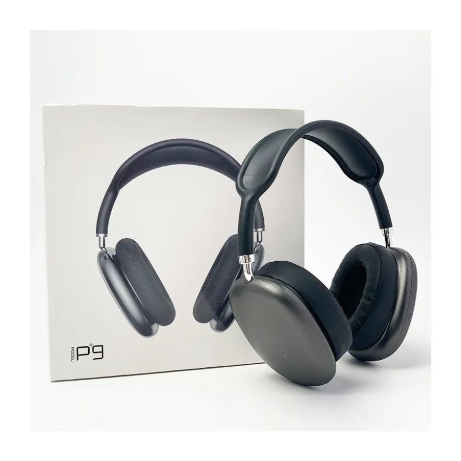 Foto 3 pulgar | Auriculares Bluetooth P9 Plus Negros - Venta Internacional