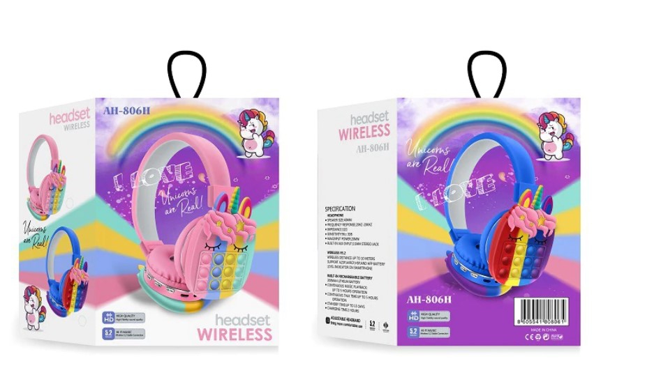 Foto 4 pulgar | Auriculares Inalámbricos Bluetooth Unicorn Girl con Batería de 360 Mah - Venta Internacional
