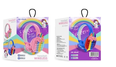 Foto 3 | Auriculares Inalámbricos Bluetooth Unicorn Girl con Batería de 360 Mah - Venta Internacional