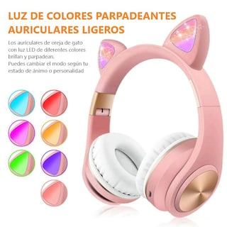 Foto 2 | Auriculares Inalámbricos Bluetooth 5.0 Cat Premium Cat Pink - Venta Internacional