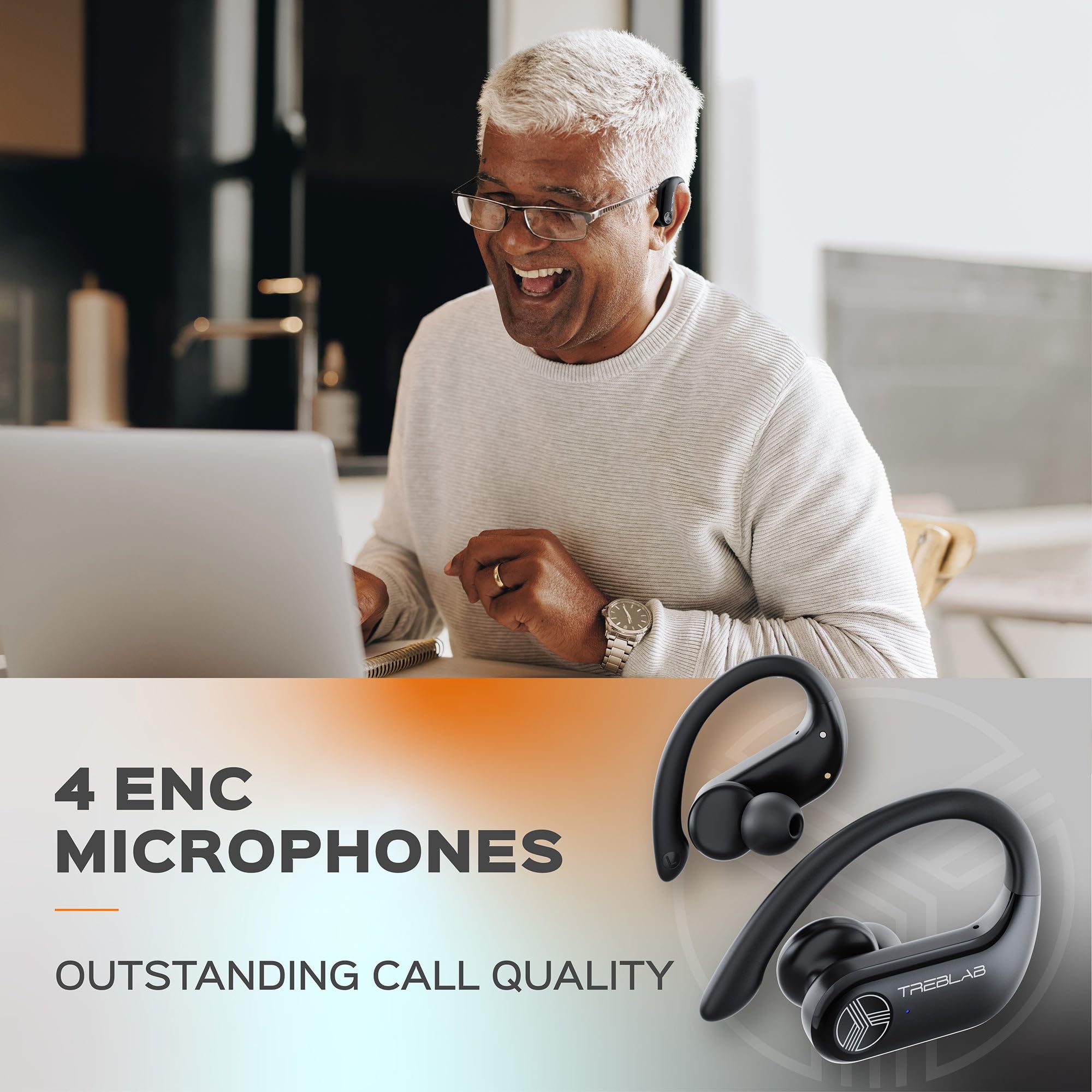 Foto 7 pulgar | Auriculares Inalámbricos Treblab X3-pro 145h Playtime Ipx5 a Prueba de Agua - Venta Internacional