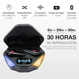 Foto 3 | Auriculares TWS Reisen R1 Bluetooth V5.1+EDR con Control Táctil