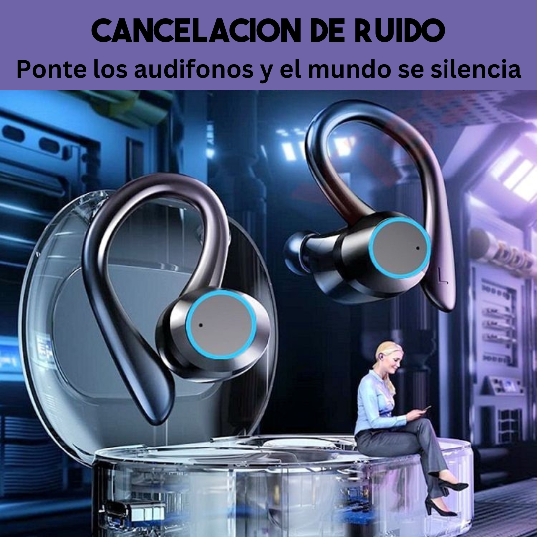 Foto 3 pulgar | Auriculares Deportivos Inalámbricos Bluetooth Intraurales Con Micrófono - Venta Internacional