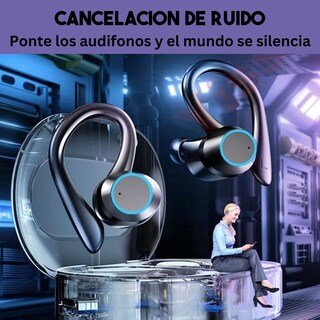 Foto 2 | Auriculares Deportivos Inalámbricos Bluetooth Intraurales Con Micrófono - Venta Internacional
