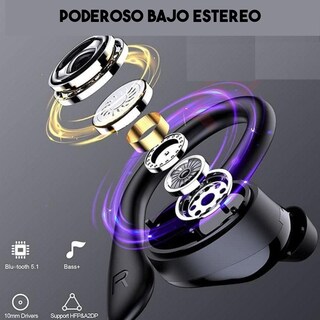 Foto 4 | Auriculares Deportivos Inalámbricos Bluetooth Intraurales Con Micrófono - Venta Internacional