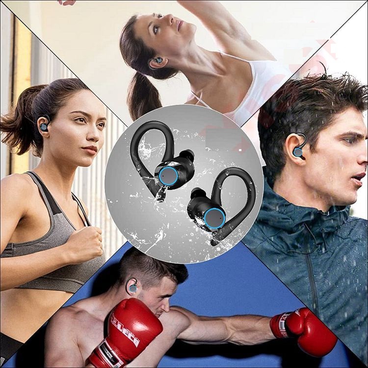 Foto 7 pulgar | Auriculares Deportivos Inalámbricos Bluetooth Intraurales Con Micrófono - Venta Internacional