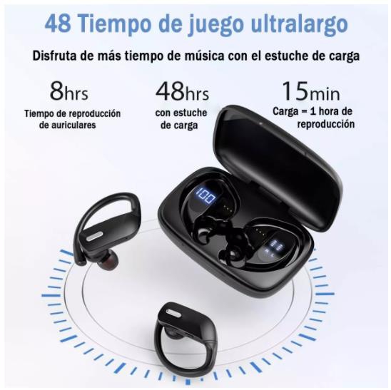 Foto 3 pulgar | Auriculares Bluetooth Anticaída para iPhone y Android - Venta Internacional