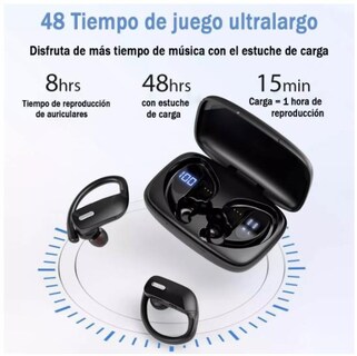 Foto 2 | Auriculares Bluetooth Deportivos Anticaída para iPhone y Android - Venta Internacional