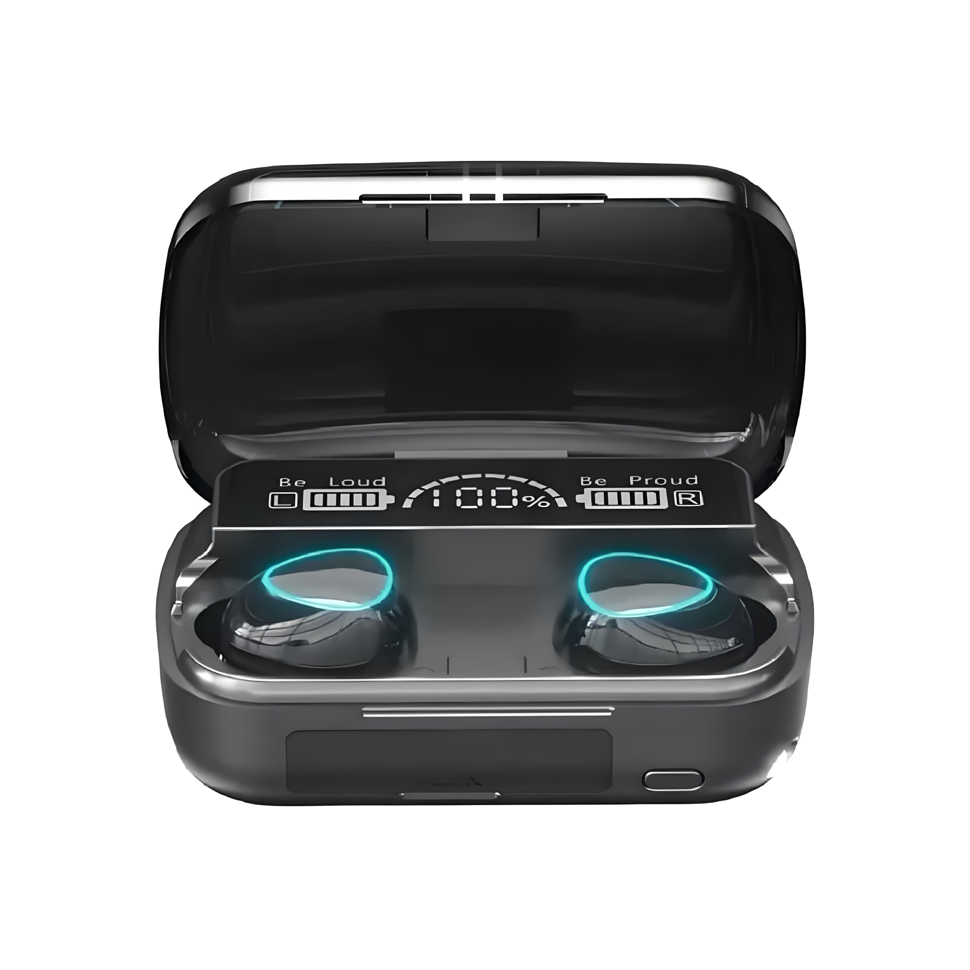 Foto 4 pulgar | Audífonos Bluetooth Led Digital Raven Aquila M10 Negro