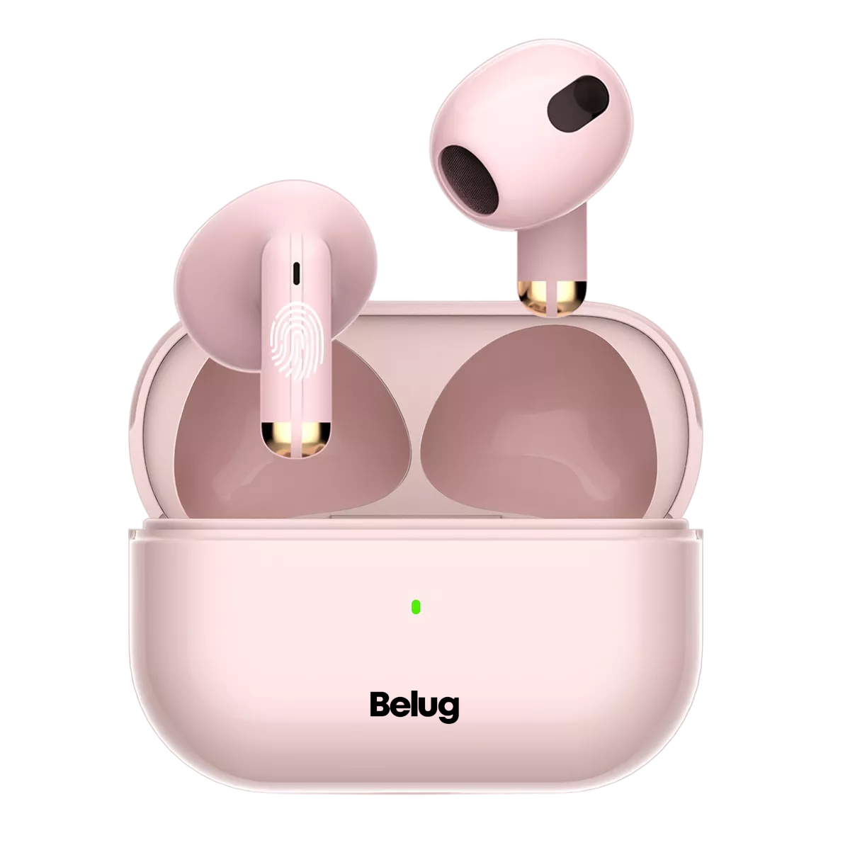 Audífonos Inalámbricos Belug para Ios Android Bt5.3 Rosa