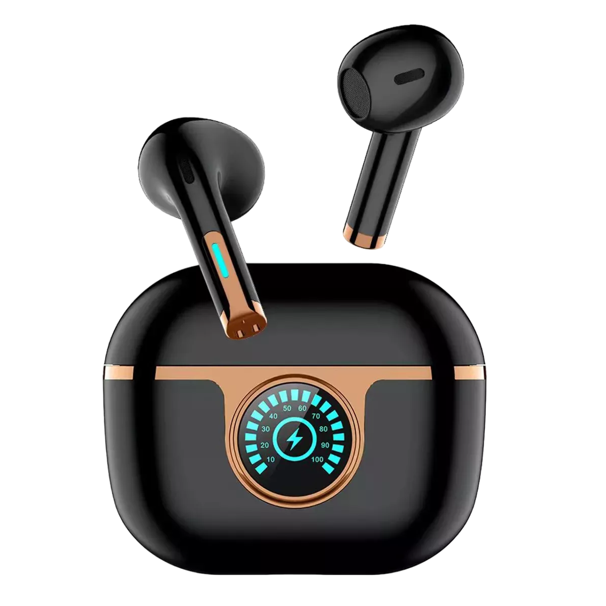 Audífonos Inalámbricos Belug Negros Minimicrófono para iOS Android BT5.3