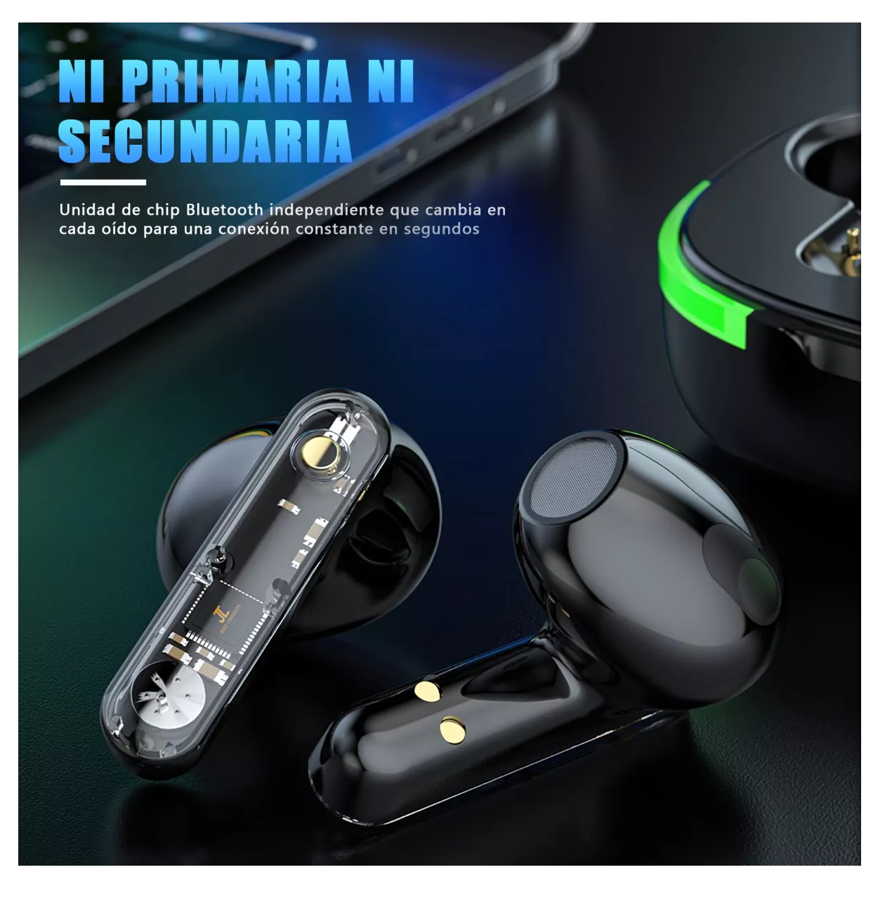 Foto 3 pulgar | Audífonos Inalámbricos Bluetooth In-ear Carga Inalámbrica