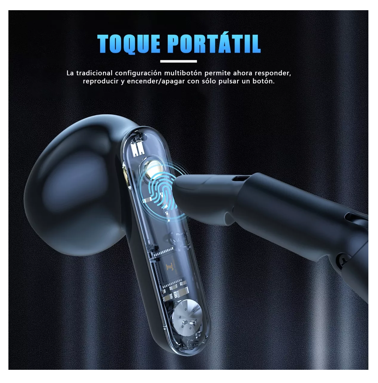 Foto 4 pulgar | Audífonos Inalámbricos Bluetooth In-ear Carga Inalámbrica