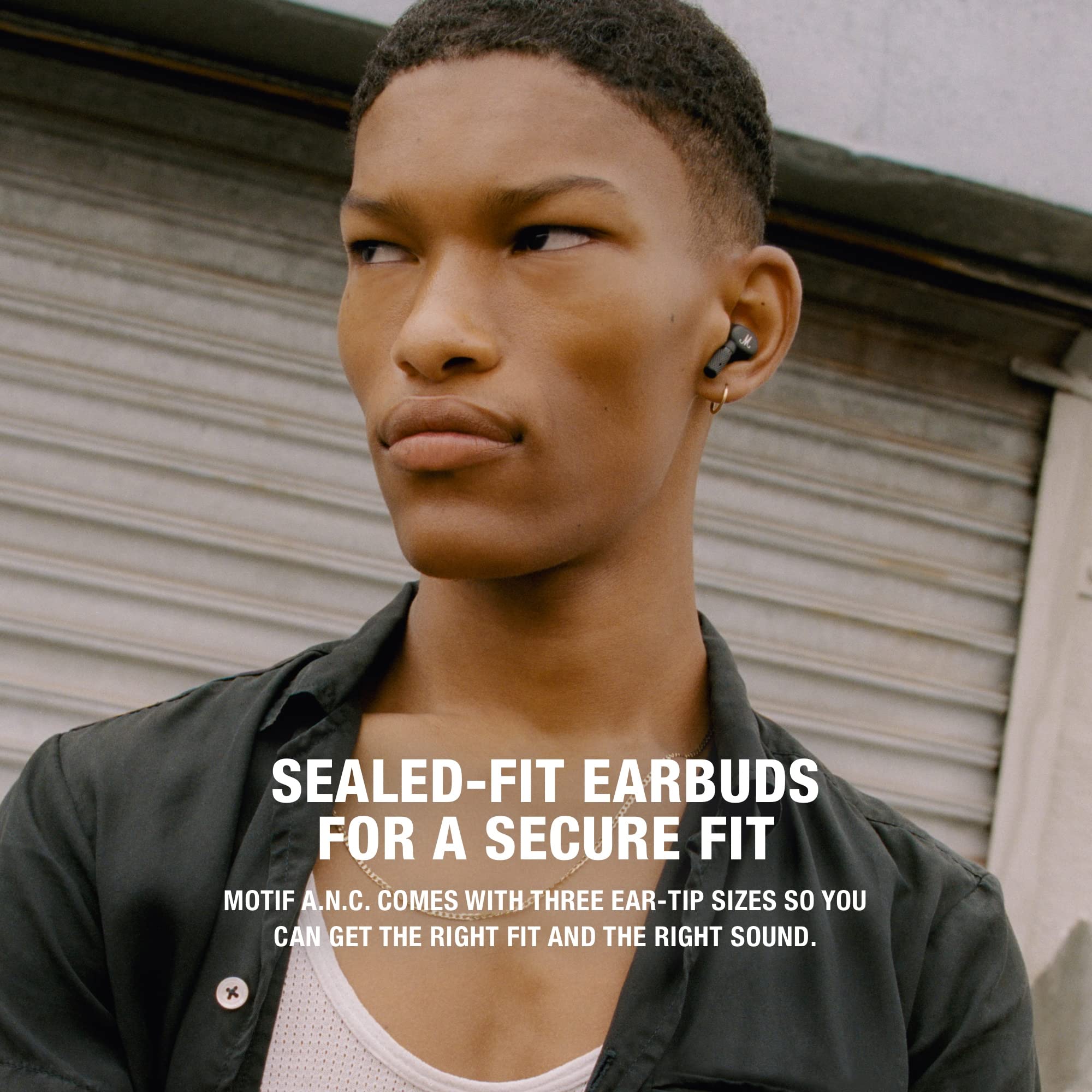 Foto 3 | Auriculares Marshall Motif True Wireless con Cancelación de Ruido Negros - Venta Internacional
