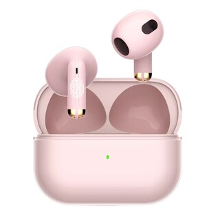 Foto 1 | Audífonos Inalámbricos Mini Microfono Para Ios Android Bt5.3 Rosa