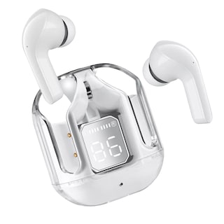 Foto 1 | Audífonos Inalámbricos Bluetooth 5.3 De Transparente Crysta Blanco