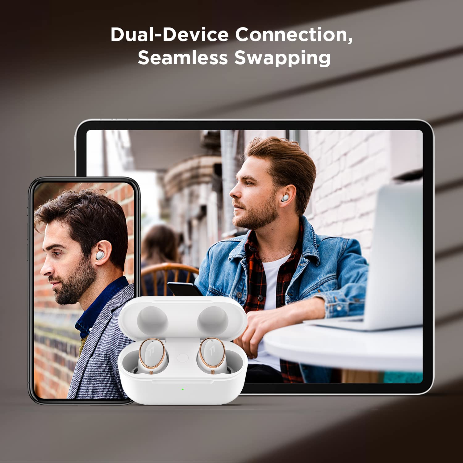 Foto 7 | Auriculares 1more Evo con Cancelación de Ruido y Controladores Duales Blancos - Venta Internacional