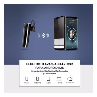 Foto 4 | Audífono In-ear Gamer Inalámbrico Manos Libres Negro