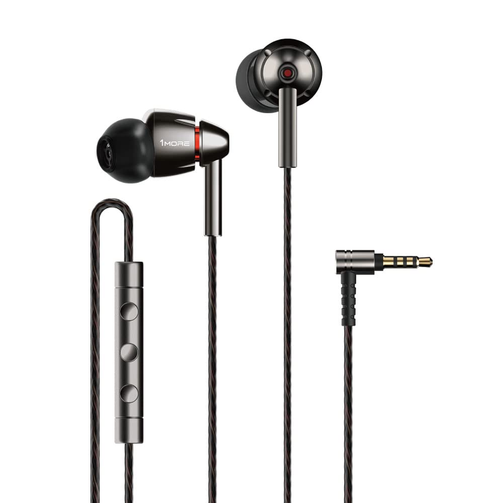 Foto 2 pulgar | Auriculares 1More Quad Driver Hi-Res High Fidelity Plateado con Gris - Venta Internacional