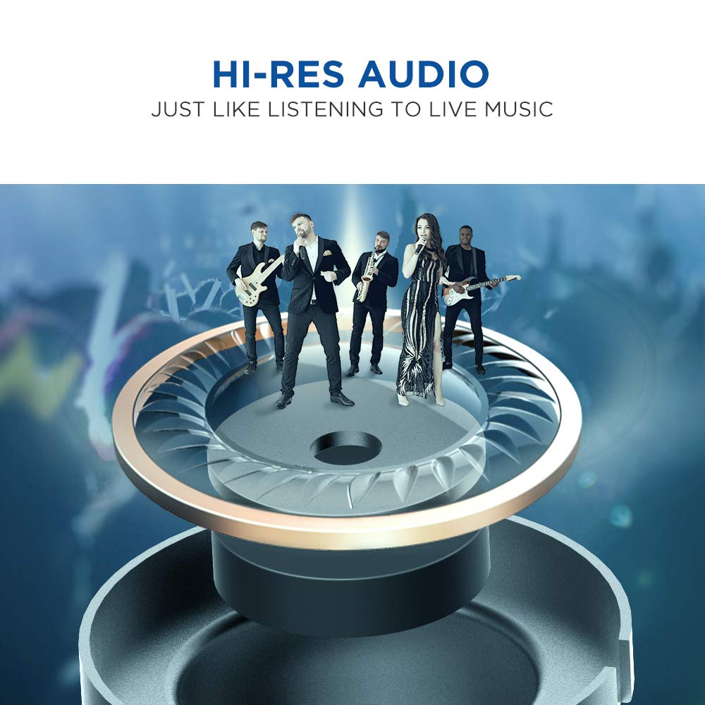 Foto 3 pulgar | Auriculares 1More Quad Driver Hi-Res High Fidelity Plateado con Gris - Venta Internacional