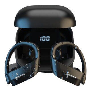 Foto 1 | Audifonos Brookstone Sport Charge Color Negro Modelo Bstws21bk