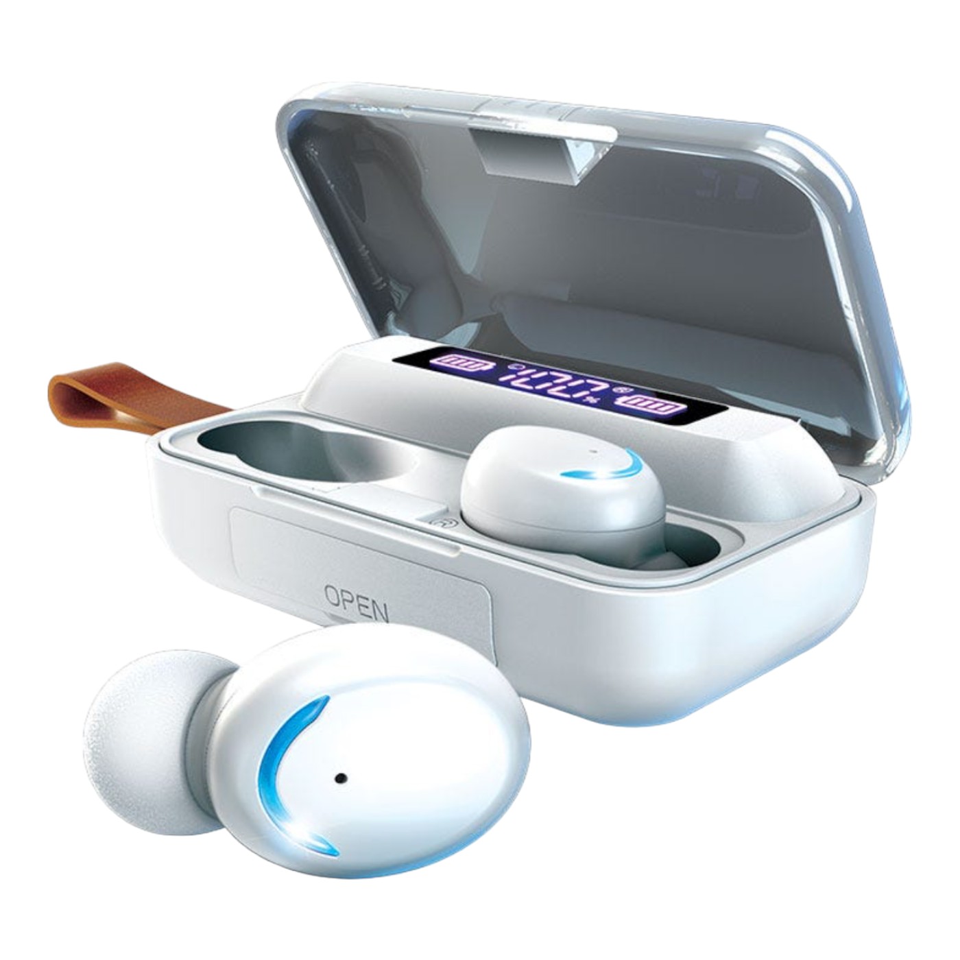 Audifonos Brookstone Touchpower Modelo Bstws20wh Color Blanco